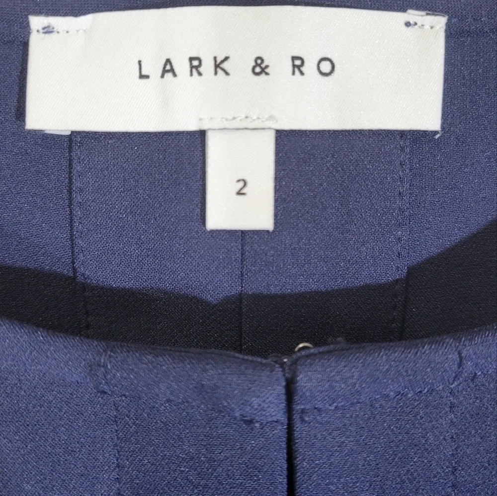 Lark & Ro Navy Sleeveless A Line Dress Size 2